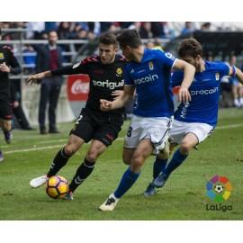 "ÓSCAR GIL" Real Oviedo vs Nastic 04-12-2016 match worn shirt