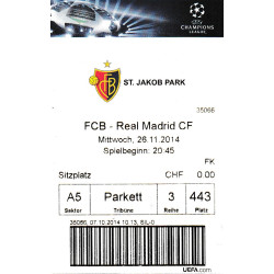Entrada FC Basel vs Real...