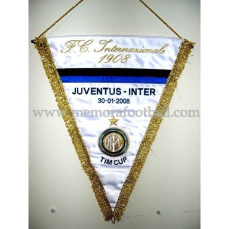 Juventus vs Inter 2008 pennant