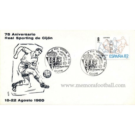 75th Anniversary Sporting de Gijón letter, 1980