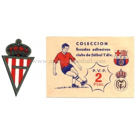 Escudo adhesivo del Sporting de Gijón, 1973