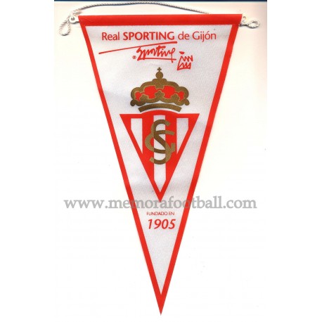 Banderín del Real Sporting de Gijón (Spain) 1990s 