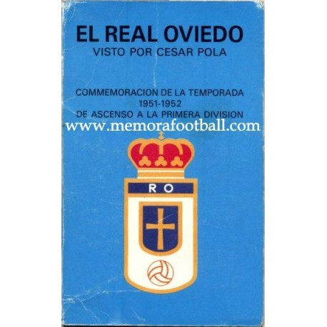 Real Oviedo 1951-1952 Recuerdo de la conmemoración del ascenso
