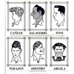 Real Oviedo 1951-1952 caricatures