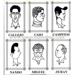 Real Oviedo 1951-1952 caricatures