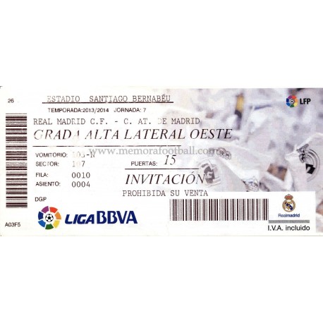 Real Madrid v Athletic Club LFP 2013/14 