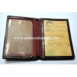 Carnet de socio del Real Madrid CF 1960