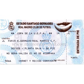 Real Madrid vs Paris Saint- Germain 02-03-1993