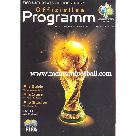 Programa Oficial FIFA World Cup Alemania 2006 . Edición alemana