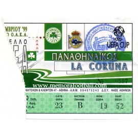 Panathinaikos vs Deportivo de la Coruña UEFA Cup 1999-00