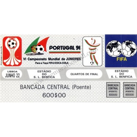  Portugal v México VI Campeonato Mundial de Juniors Portugal 1991