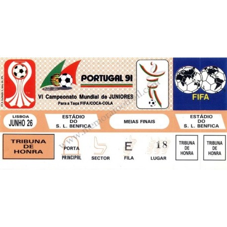  Portugal v Australia 1991 FIFA World Youth Championship 