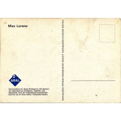 Max Lorenz (Werder Bremen) 1960s postcard﻿