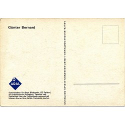 Günter Bernard (Werder Bremen) 1960s postcard﻿