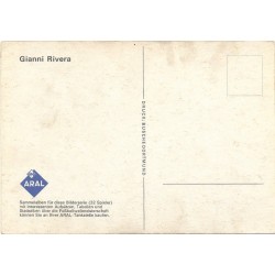 Gianni Rivera (AC Milan) 1960s postcard﻿