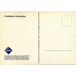 Friedhelm Konietzka (TSV 1860 München) 1960s postcard﻿