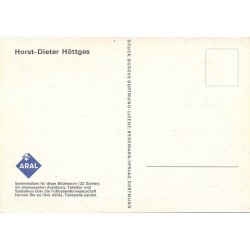 Horst-Dieter Höttges (Werder Bremen) 1960s postcard﻿