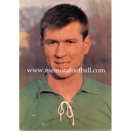 Josef Piontek (Werder Bremen) 1960s postcard﻿