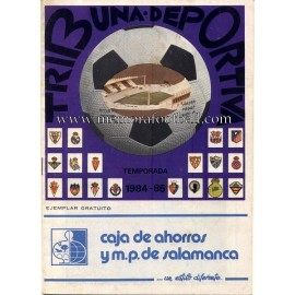 Real Valladolid v Sporting de Gijón 1984-85 programme