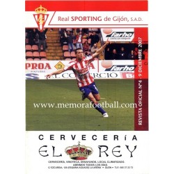 Official magazine of the Sporting de Gijon 2007-08 completed