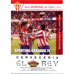 Official magazine of the Sporting de Gijon 2007-08 completed