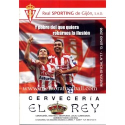 Official magazine of the Sporting de Gijon 2007-08 completed