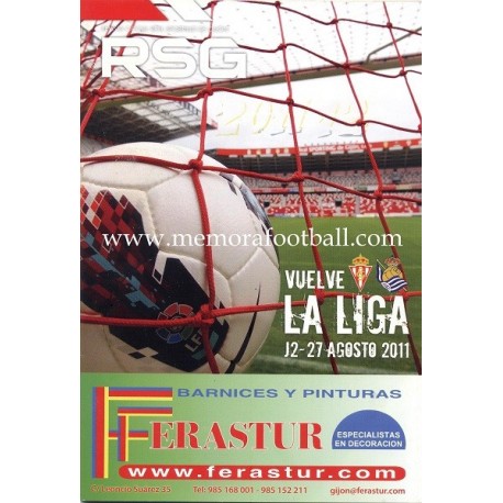 Official magazine of the Sporting de Gijon 2009-10 completed