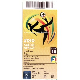 Honduras vs Chile - 2010 FIFA World Cup ticket﻿