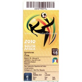 Honduras vs Chile - 2010 FIFA World Cup  ticket﻿