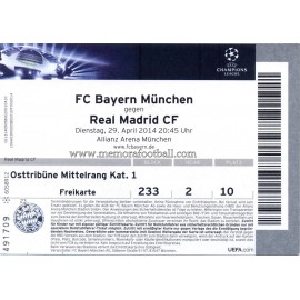 FC Bayern München vs Real Madrid 2013-14 Semifinal Champions League 