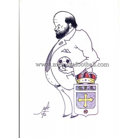 Eugenio Prieto Álvarez, Real Oviedo Ex-president caricature (1988-2002)﻿