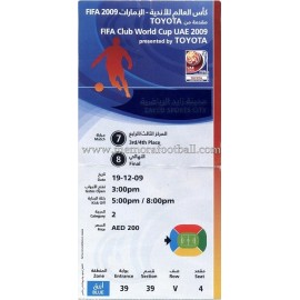 FIFA Club World Cup UAE 2009 Final ticket