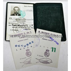 Carnet de Socio del Real Madrid CF 1946