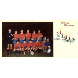 1970´s "Spain National Team" Christmas Card