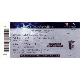 Sevilla FC v SC Braga 2010-11 Champions League﻿ 