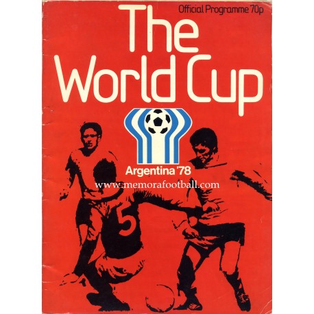 1978 FIFA World Cup Official Programme UK EDITION