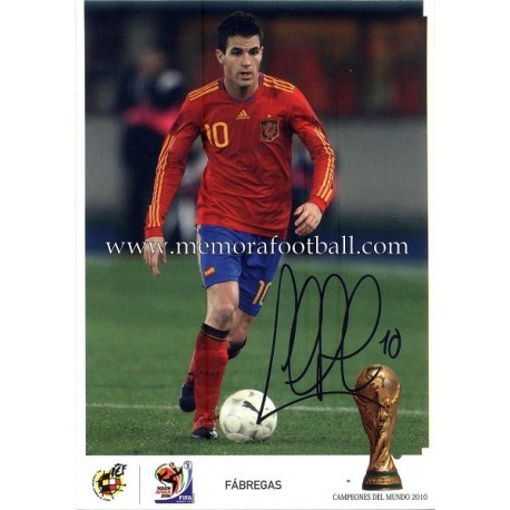 "FABREGAS" FIFA World Champion 2010