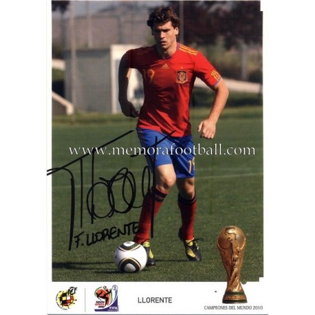 "LLORENTE" FIFA World Champion 2010