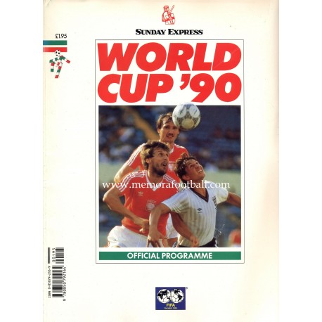 1990 FIFA World Cup Official Programme UK Edition