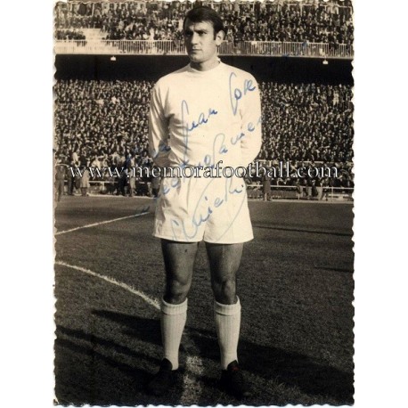 Alfredo Di Stefano foto firmada, circa 1960