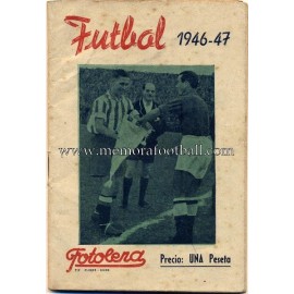 Spanish Football League 1946-47 leaflet