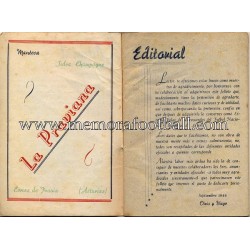 Spanish Football League 1946-47 leaflet