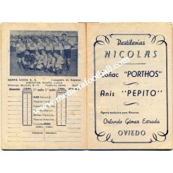 Spanish Football League 1946-47 leaflet