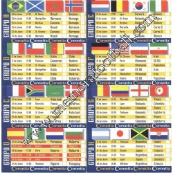 Calendario FIFA World Cup France 1998 