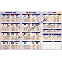 Calendario FIFA World Cup France 1998 