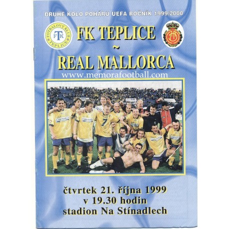 FK Teplice v Real Mallorca - UEFA Cup 1999/2000 programme