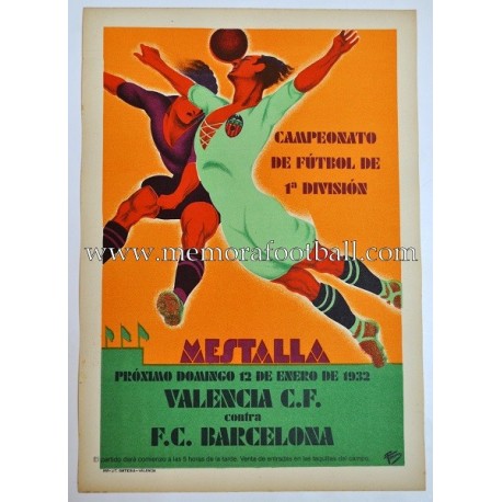 Valencia FC vs FC Barcelona 1932 Valencia FC vs FC Barcelona 1932