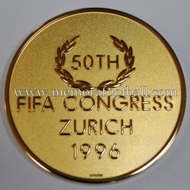 1996 FIFA Zurich Congress medal