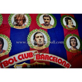 FC Barcelona 1980-81 Campeón de Copa, firmado