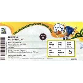 Nigeria vs Uruguay 20-06-2013 